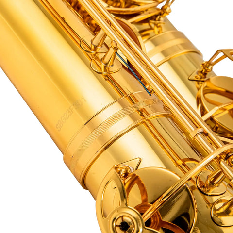 •	AUROSUS BSA-G6 Baritone Saxophone Low Bb - High F# Gold LacquerBrass  Roller case, for students and beginners Saxophone