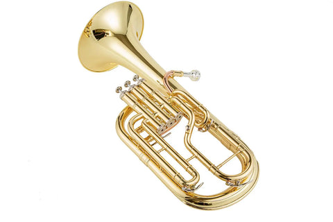 Yellow Brass Altohorn 3 piston valves Eb alto horn