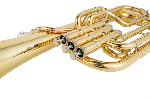 Yellow Brass Altohorn 3 piston valves Eb alto horn