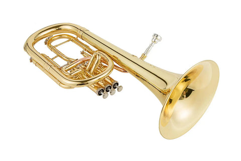 Yellow Brass Altohorn 3 piston valves Eb alto horn