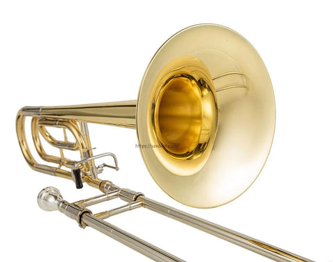 modulated tenor trombone Bb/ F tone Phosphorous copper with F# Key Clear Lacquer - AUROSUS  Musical Instrument Store