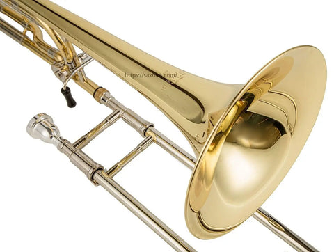 modulated tenor trombone Bb/ F tone Phosphorous copper with F# Key Clear Lacquer - AUROSUS  Musical Instrument Store
