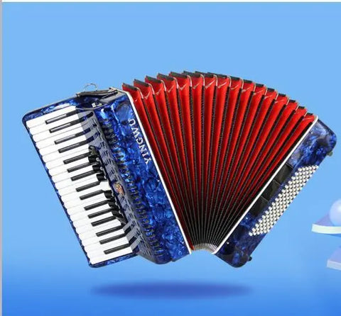 yingwu YW-871 Adult grade-examination playing beginner introductory musical instrument 37 keys 96 bass accordion - AUROSUS  Musical Instrument Store