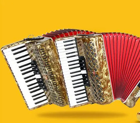 yingwu YW-871 Adult grade-examination playing beginner introductory musical instrument 37 keys 96 bass accordion - AUROSUS  Musical Instrument Store